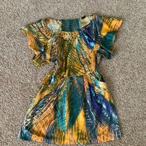 Free People Multicolor Mini Dress
